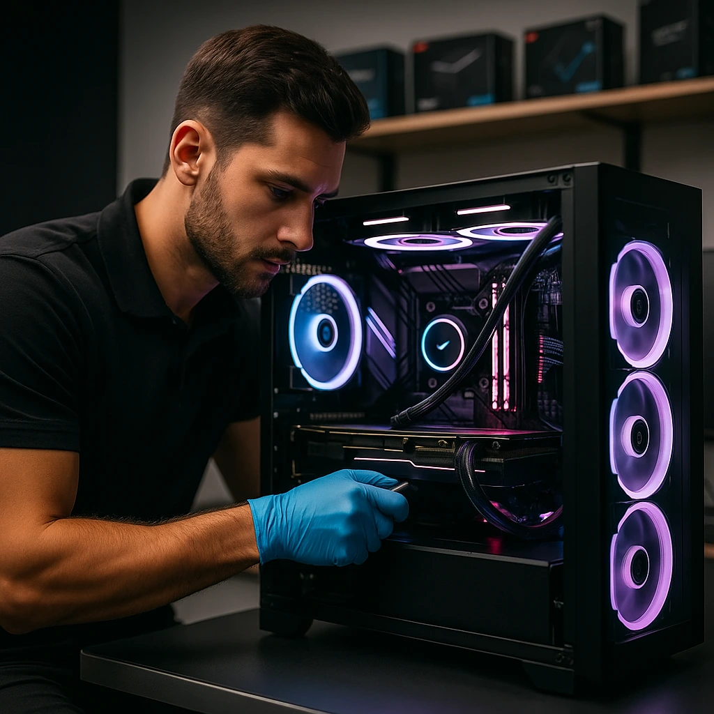 Ensamble de equipos de cómputo por Segovia Tech